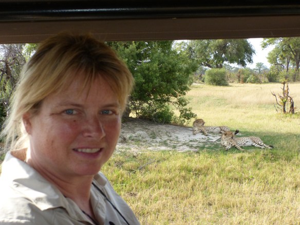 Me and my cheetah friends!