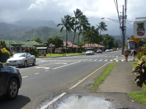 Main road through Hanalei