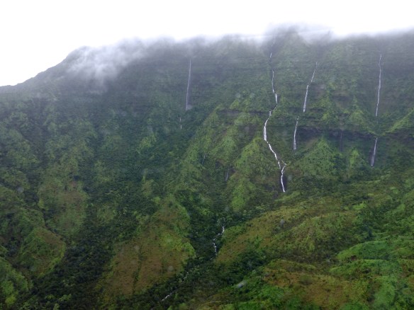 These are the waterfalls we see from the house.